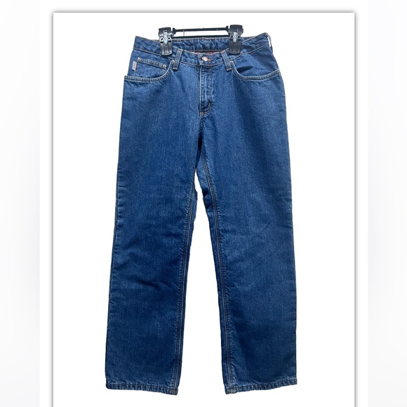 Carhartt Denim - Carhartt Womens Jeans Plaid Flannel Lined Womens Size 8 X 30 Denim Pants